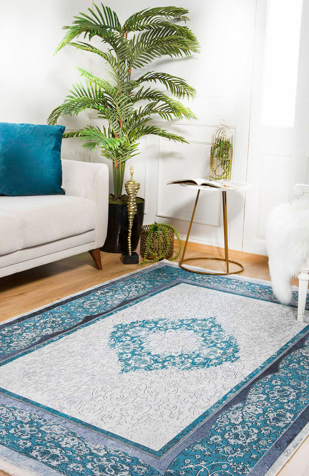 Washable Medallion Rugs & Runners