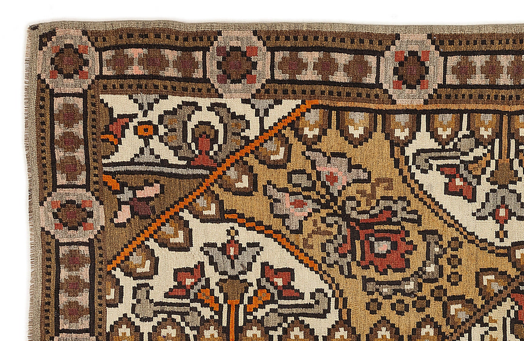 Cretan Red Floral Wool Hand Woven Carpet 166 x 280