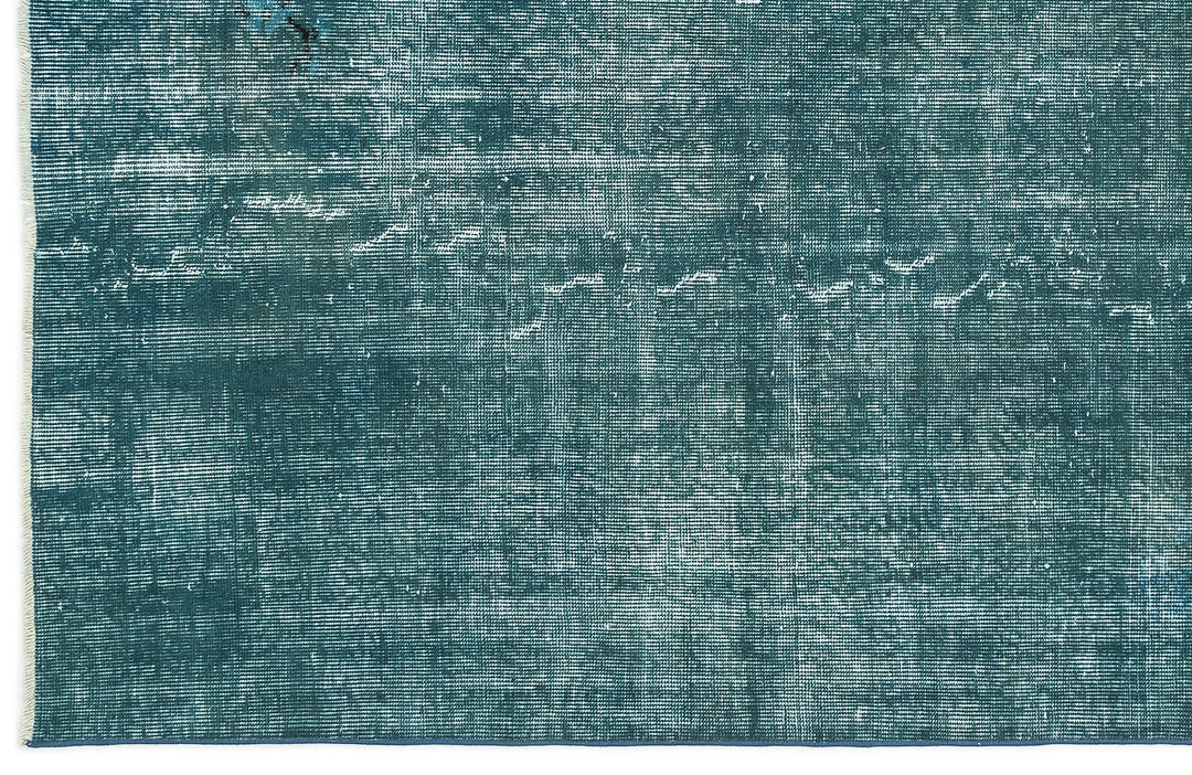 Athens Turquoise Tumbled Wool Hand Woven Rug 172 x 269