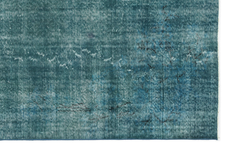 Athens Turquoise Tumbled Wool Hand Woven Rug 172 x 269
