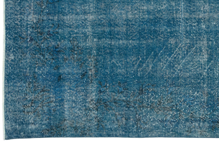 Athens Turquoise Tumbled Wool Hand Woven Carpet 149 x 277