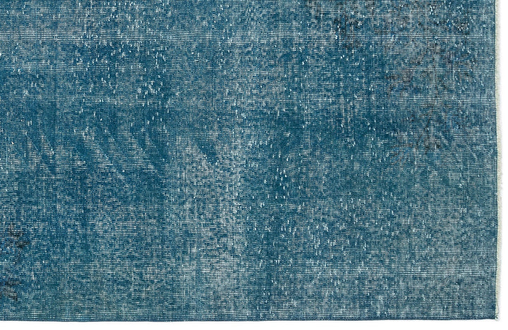 Athens Turquoise Tumbled Wool Hand Woven Carpet 149 x 277