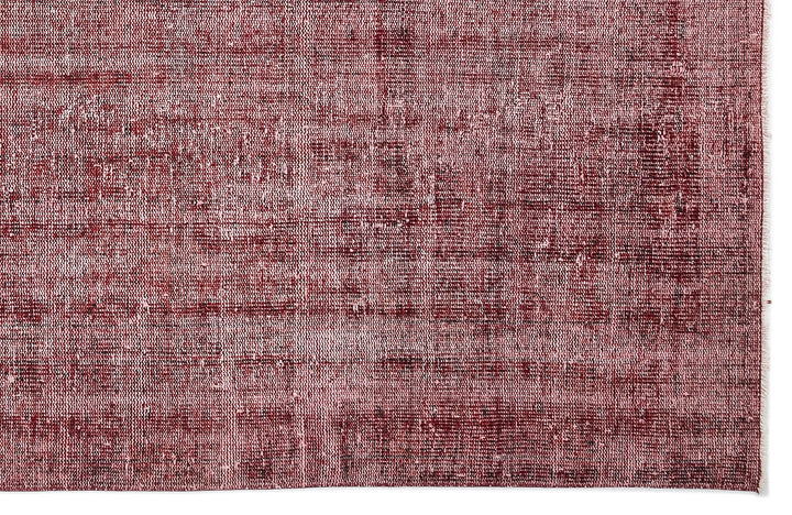 Athens Red Tumbled Wool Hand Woven Carpet 194 x 297
