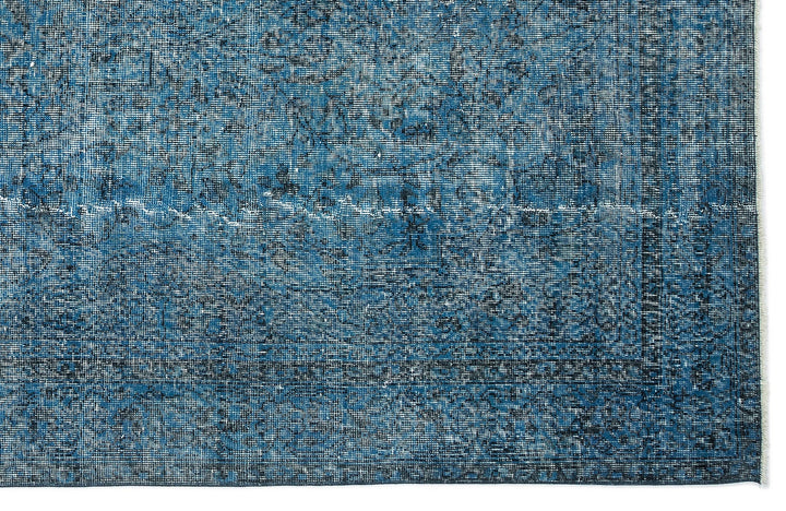 Athens Turquoise Tumbled Wool Hand Woven Rug 196 x 314