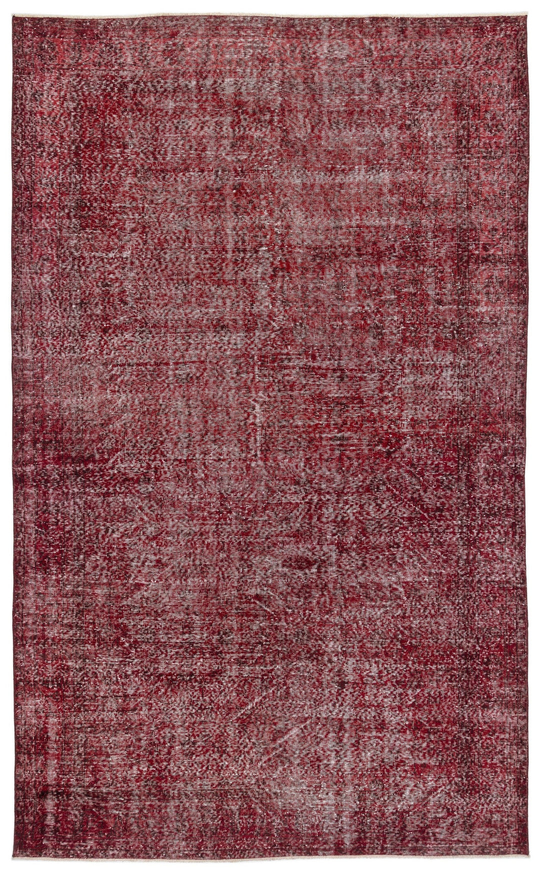 Athens Red Tumbled Wool Hand Woven Carpet 196 x 320