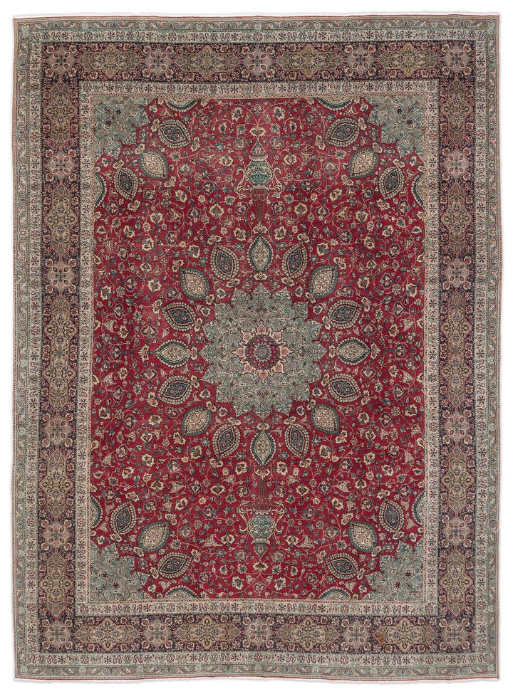 Epir 11161 Red Tumbled Wool Hand Woven Carpet 280 x 382