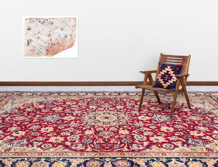 Epirus Red Tumbled Wool Hand Woven Carpet 255 x 360