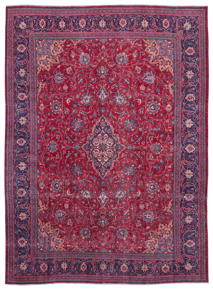 Epirus Red Tumbled Wool Hand Woven Carpet 300 x 395