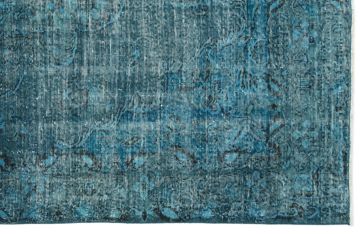 Athens Turquoise Tumbled Wool Hand Woven Rug 194 x 310