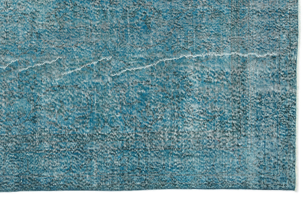 Athens Turquoise Tumbled Wool Hand Woven Rug 190 x 285