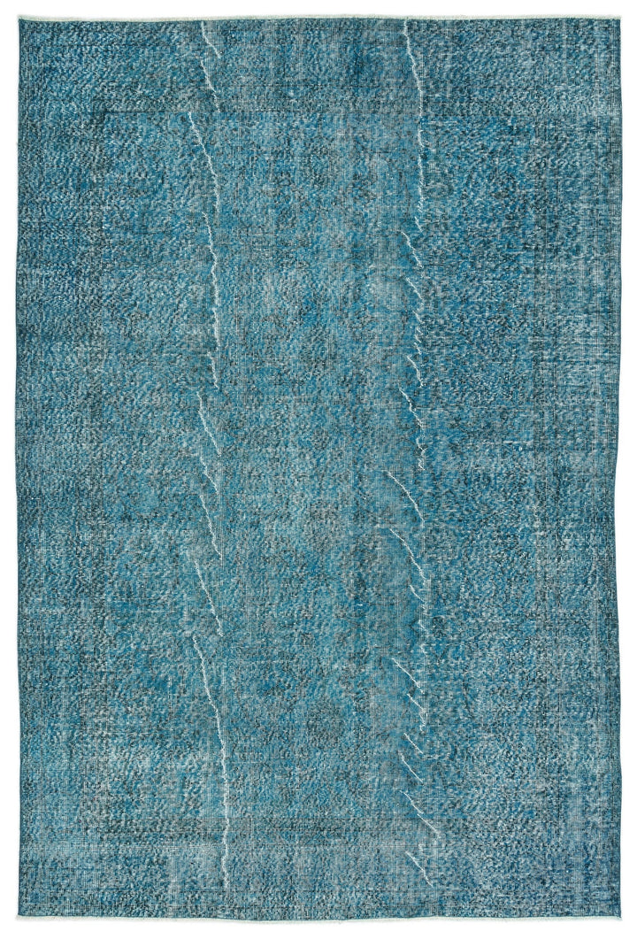 Athens Turquoise Tumbled Wool Hand Woven Rug 190 x 285