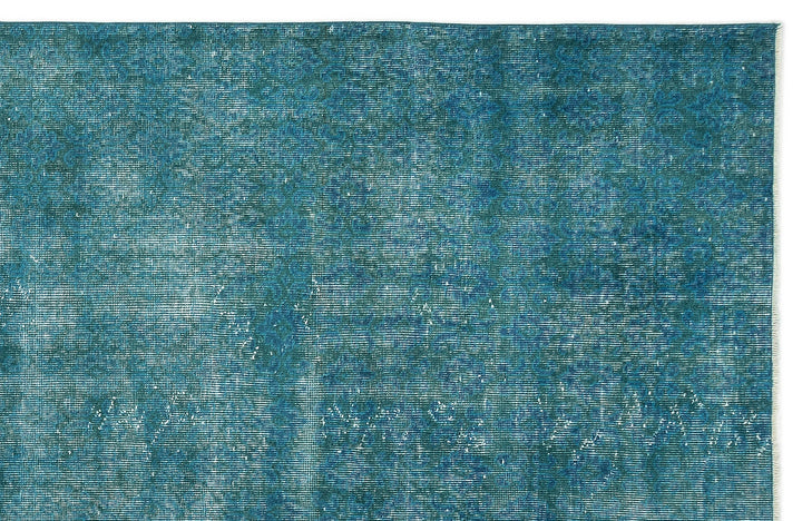 Athens Turquoise Tumbled Wool Hand Woven Rug 211 x 308