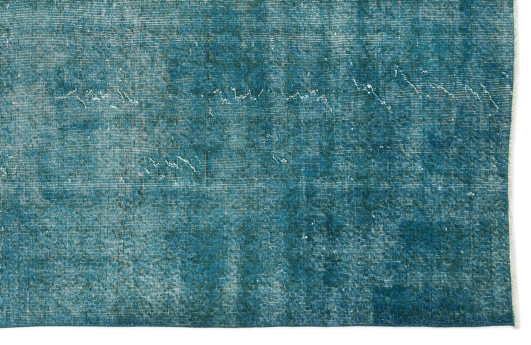 Athens Turquoise Tumbled Wool Hand Woven Rug 211 x 308