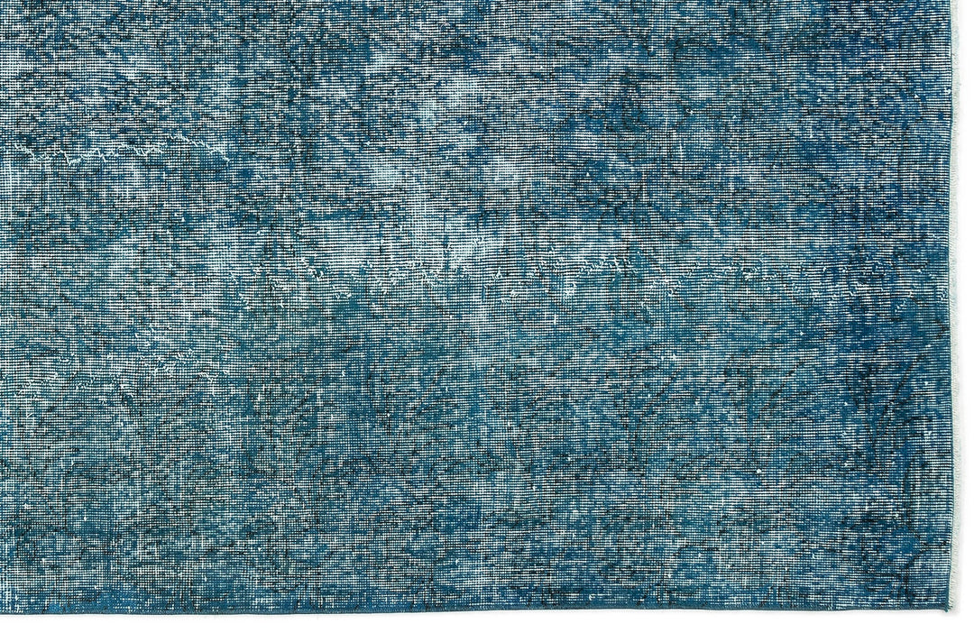 Athens Turquoise Tumbled Wool Hand Woven Carpet 148 x 264