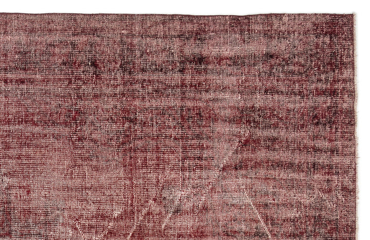 Athens Red Tumbled Wool Hand Woven Carpet 220 x 333