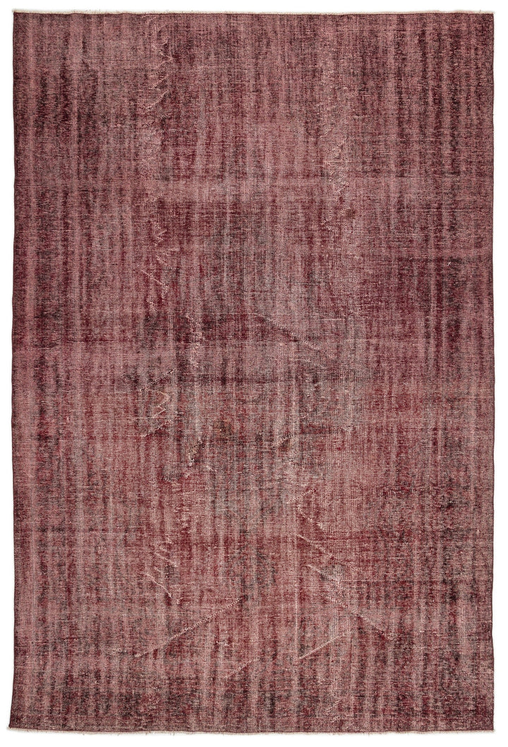 Athens Red Tumbled Wool Hand Woven Carpet 220 x 333