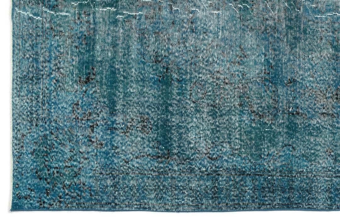 Athens Turquoise Tumbled Wool Hand Woven Rug 180 x 290
