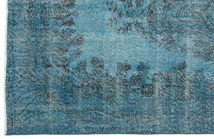 Athens Turquoise Tumbled Wool Hand Woven Carpet 170 x 293