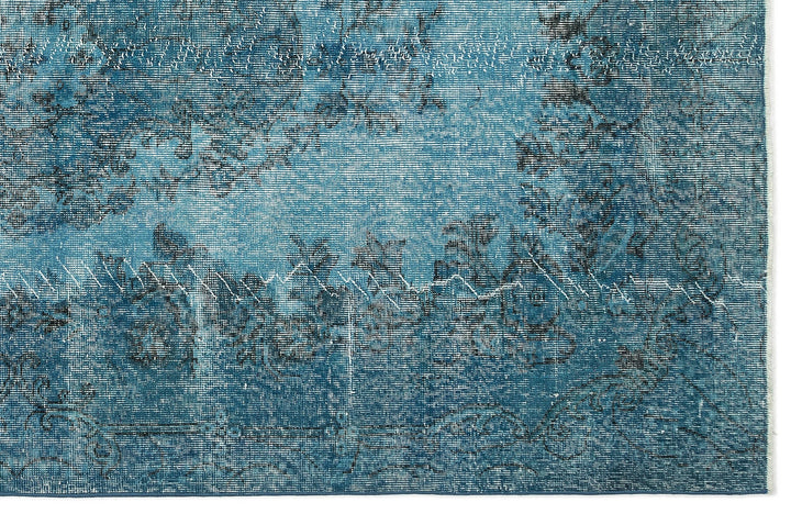 Athens Turquoise Tumbled Wool Hand Woven Carpet 170 x 293