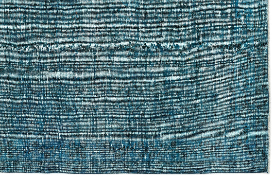 Athens Turquoise Tumbled Wool Hand Woven Rug 141 x 247