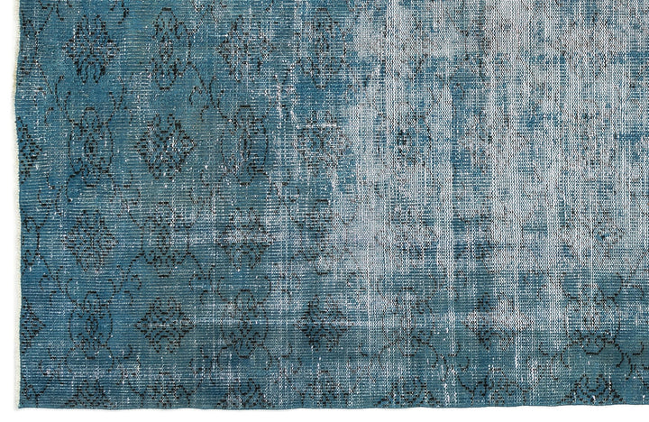 Athens Turquoise Tumbled Wool Hand Woven Carpet 170 x 272
