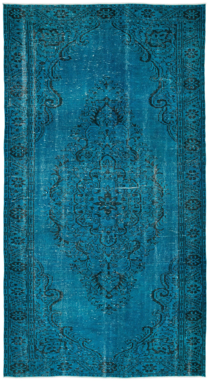 Athens Turquoise Tumbled Wool Hand Woven Carpet 175 x 326
