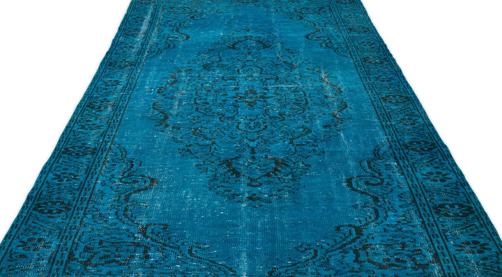Athens Turquoise Tumbled Wool Hand Woven Carpet 175 x 326