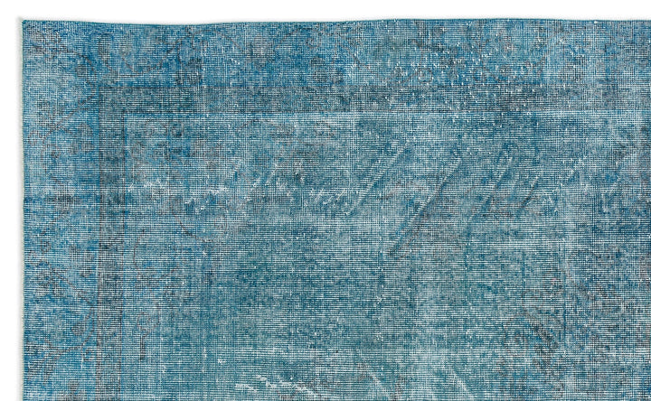 Athens Turquoise Tumbled Wool Hand Woven Rug 180 x 296