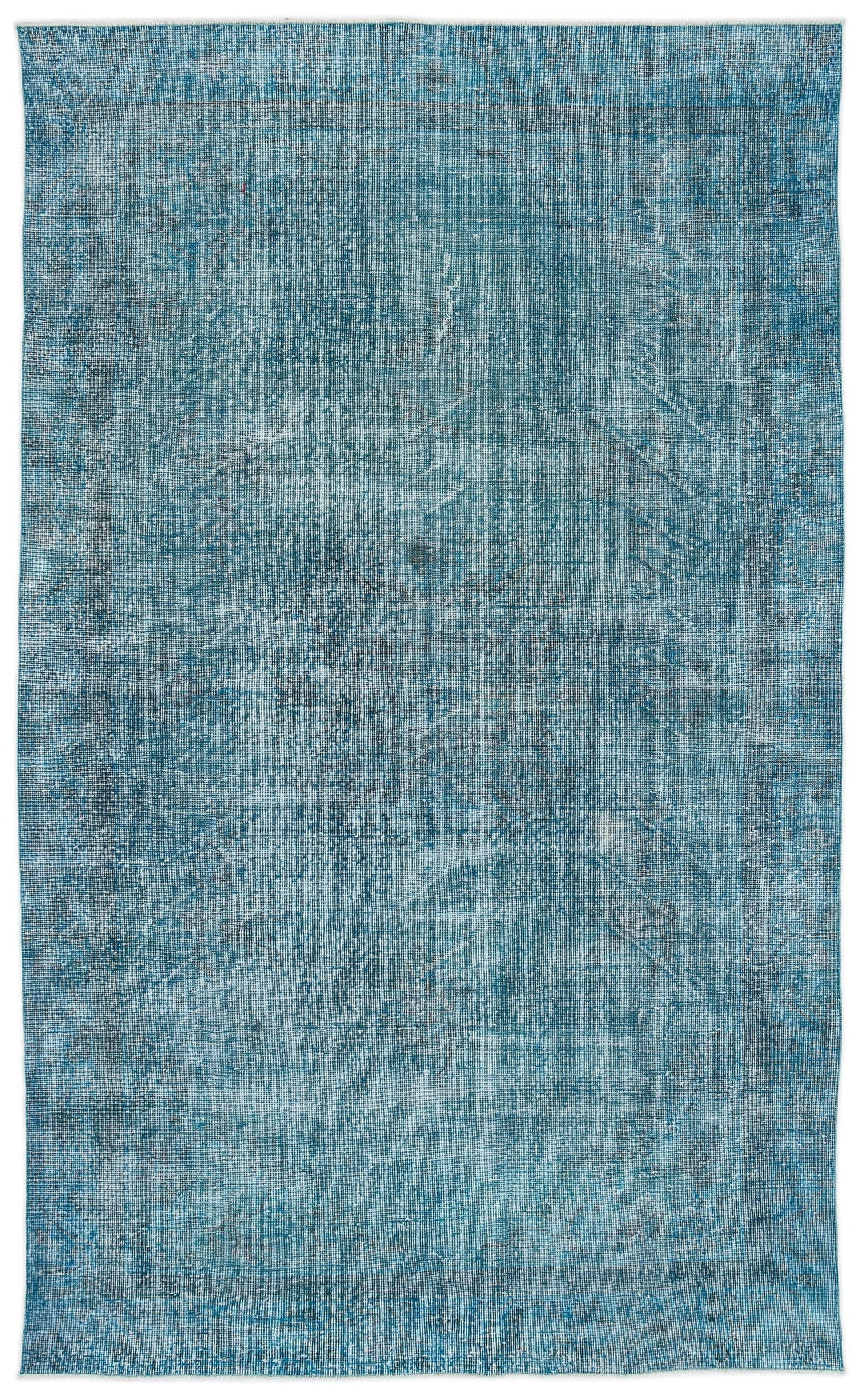 Athens Turquoise Tumbled Wool Hand Woven Rug 180 x 296
