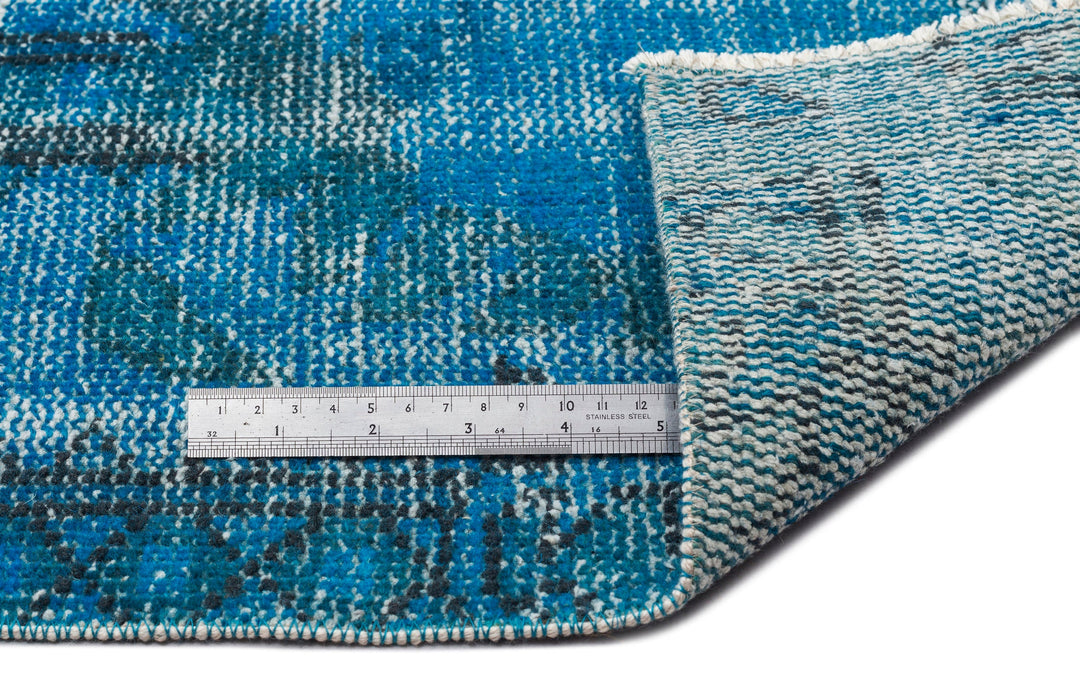 Athens Turquoise Tumbled Wool Hand Woven Rug 170 x 285