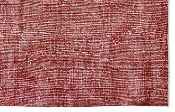Athens Red Tumbled Wool Hand Woven Carpet 172 x 275