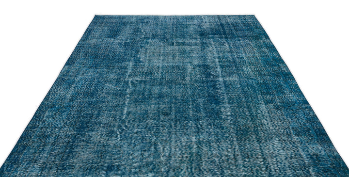 Athens Turquoise Tumbled Wool Hand Woven Rug 196 x 306