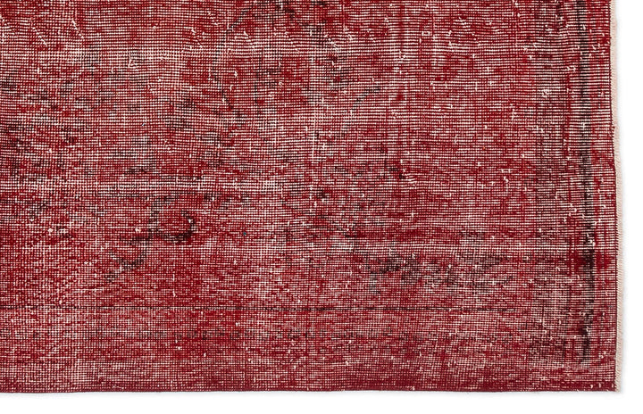 Athens Red Tumbled Wool Hand Woven Carpet 138 x 214