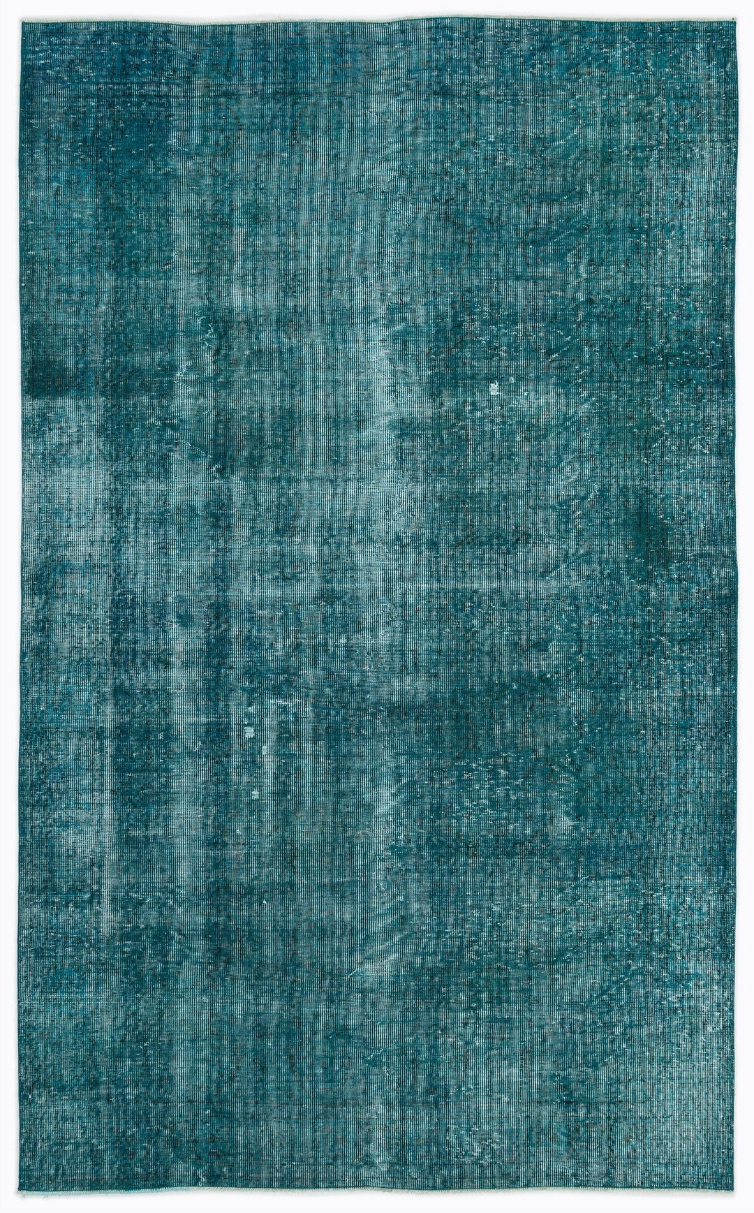 Athens Turquoise Tumbled Wool Hand Woven Carpet 175 x 284