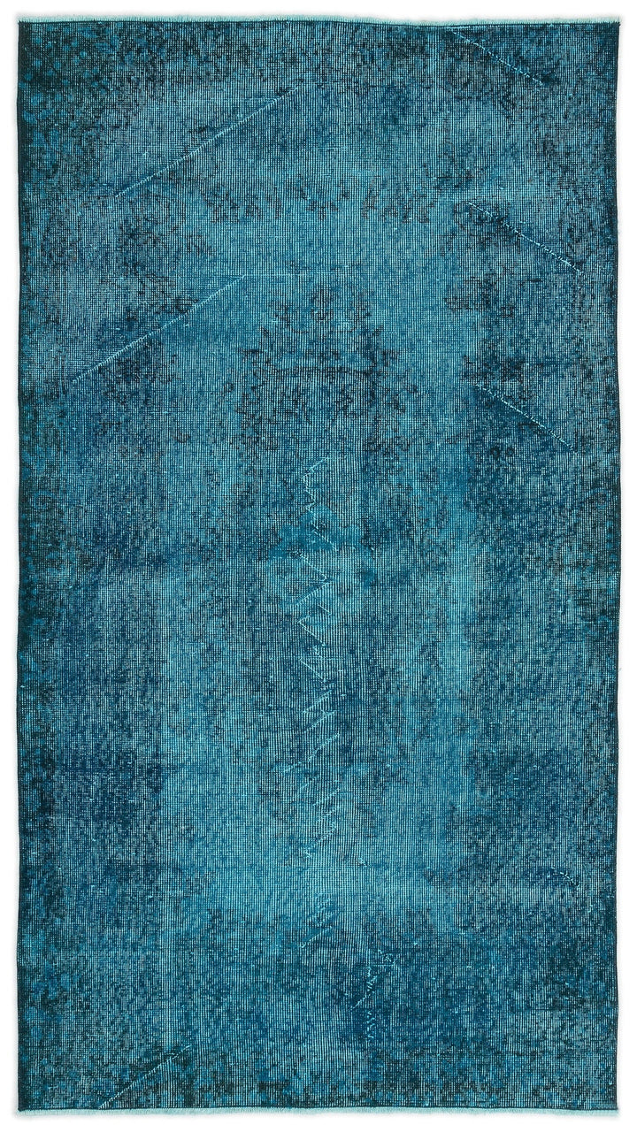 Athens Turquoise Tumbled Wool Hand Woven Rug 115 x 206