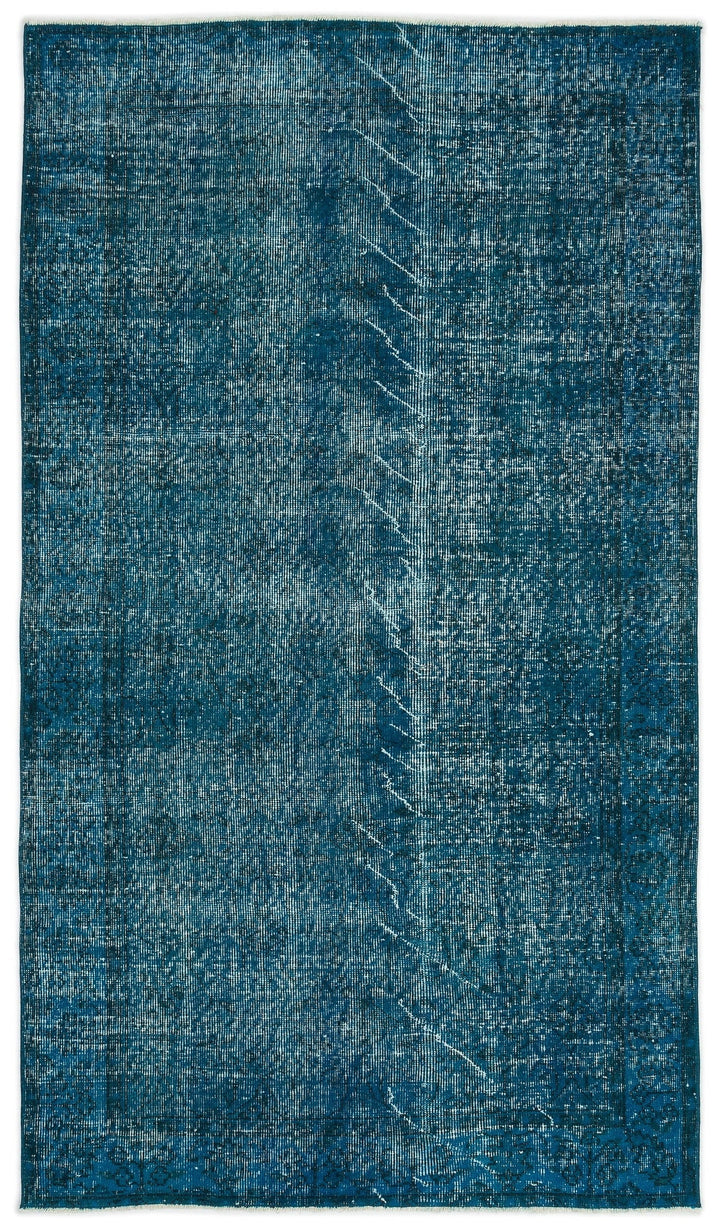 Athens Turquoise Tumbled Wool Hand Woven Carpet 135 x 229