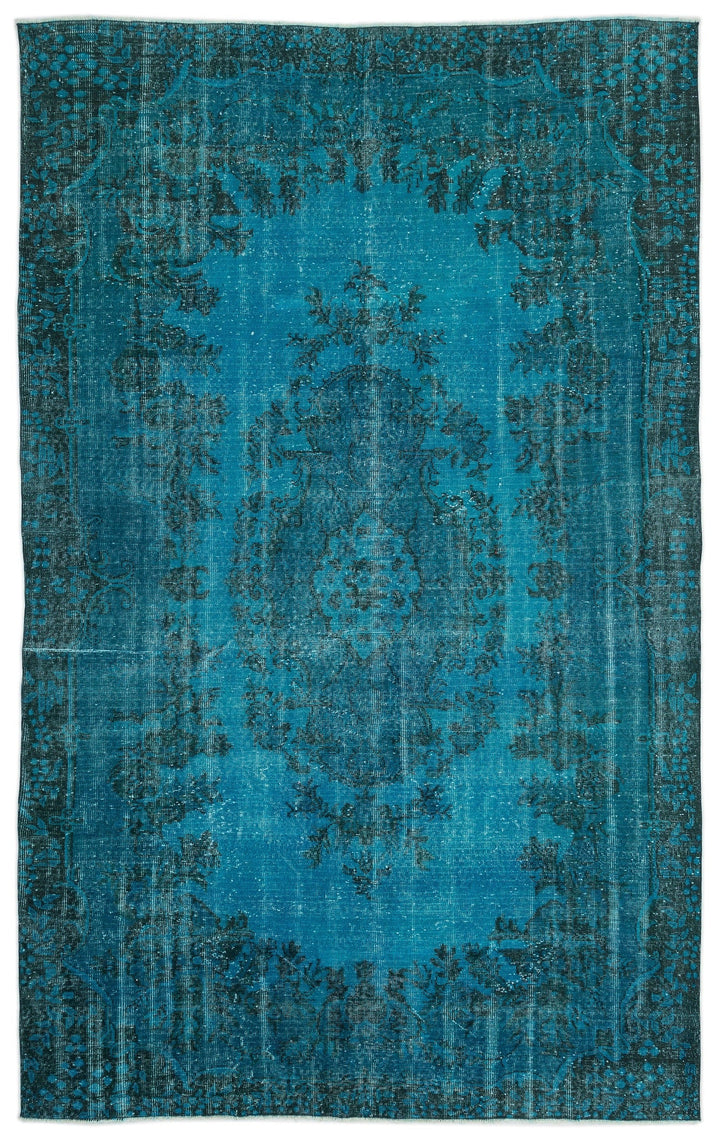 Athens Turquoise Tumbled Wool Hand Woven Rug 199 x 328