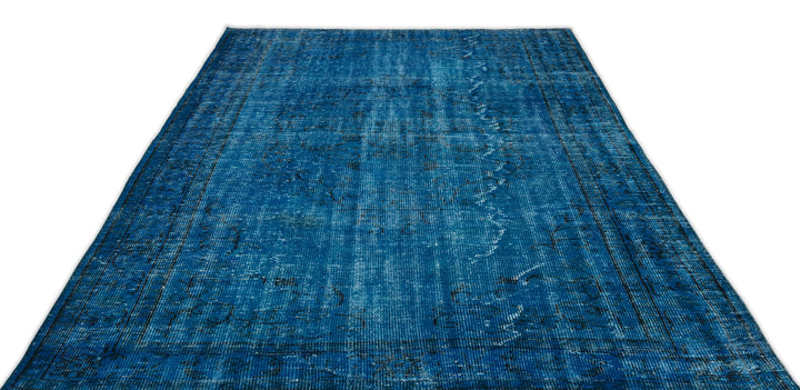 Athens Turquoise Tumbled Wool Hand Woven Rug 191 x 296