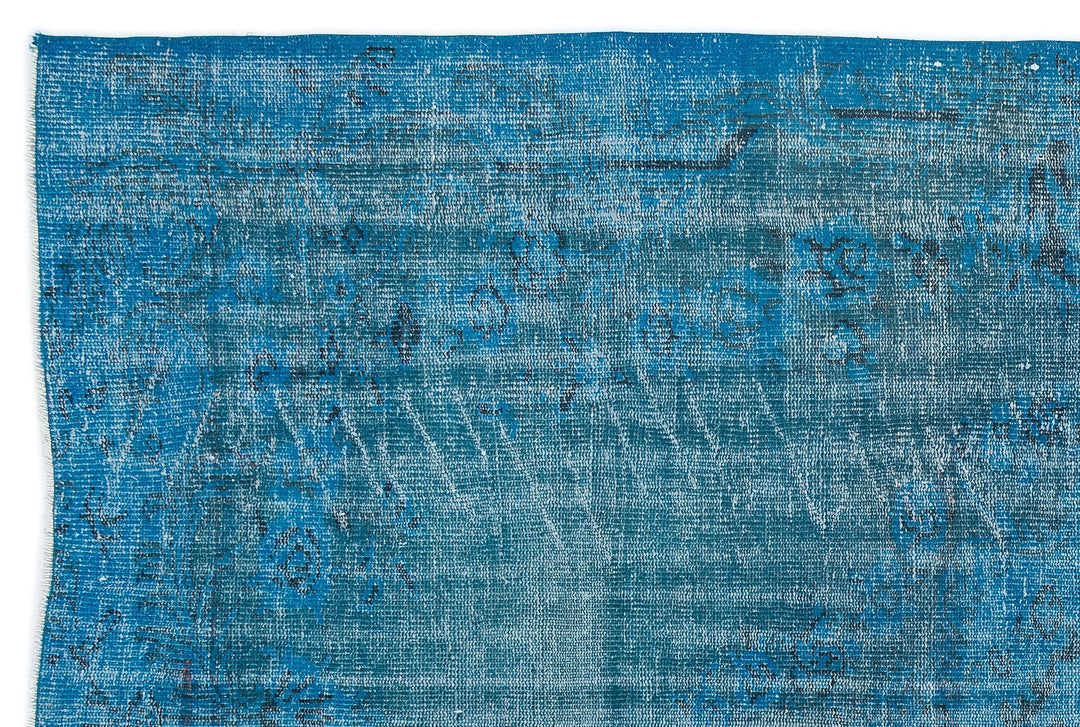 Athens Turquoise Tumbled Wool Hand Woven Rug 176 x 263