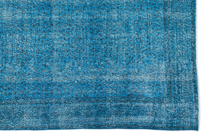 Athens Turquoise Tumbled Wool Hand Woven Carpet 215 x 315