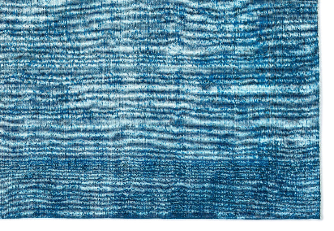 Athens Turquoise Tumbled Wool Hand Woven Carpet 216 x 320