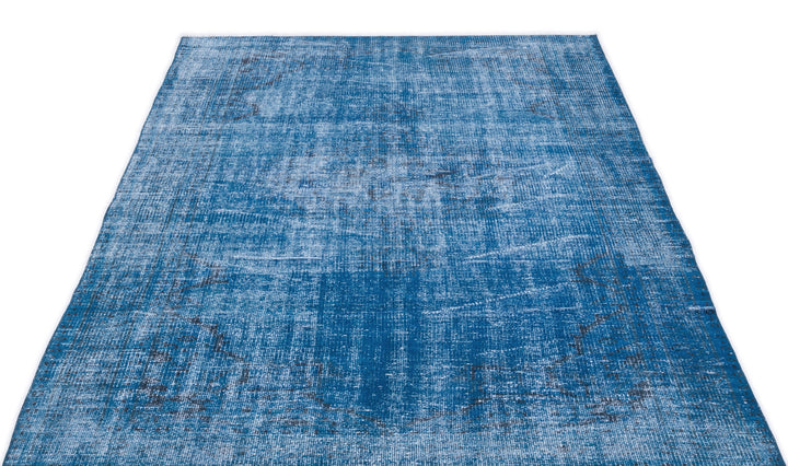 Athens Turquoise Tumbled Wool Hand Woven Carpet 148 x 244