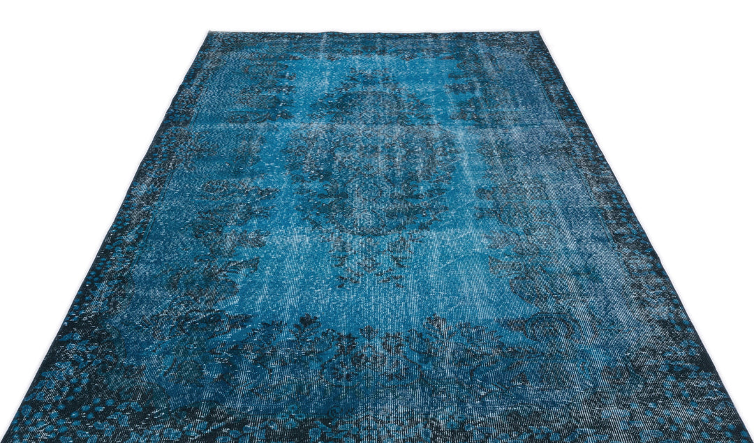 Athens Turquoise Tumbled Wool Hand Woven Rug 171 x 290