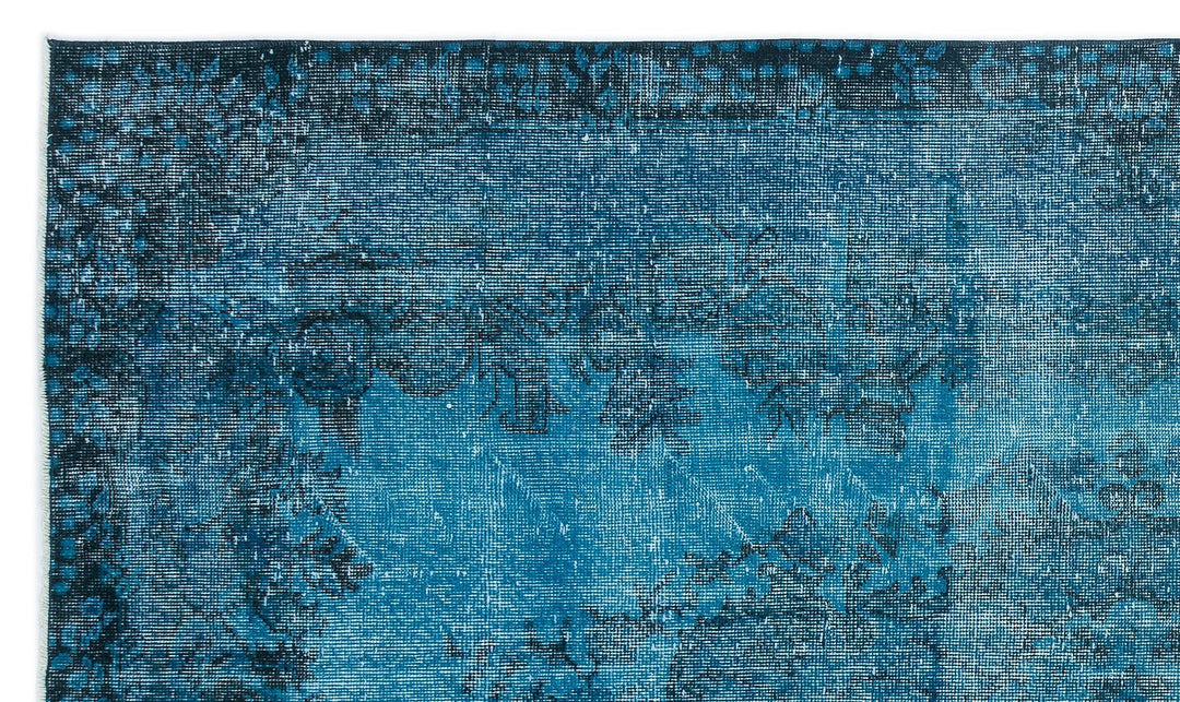 Athens Turquoise Tumbled Wool Hand Woven Rug 171 x 290