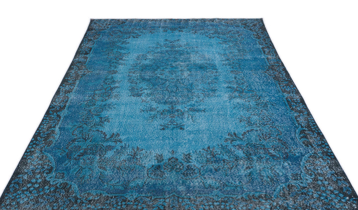 Athens Turquoise Tumbled Wool Hand Woven Carpet 194 x 320