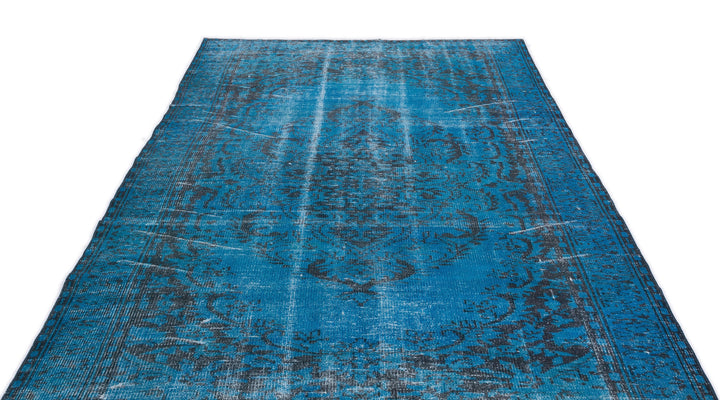 Athens 15892 Turquoise Tumbled Wool Hand Woven Carpet 180 x 295