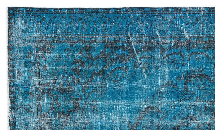 Athens 15892 Turquoise Tumbled Wool Hand Woven Carpet 180 x 295
