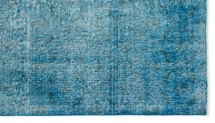 Athens Turquoise Tumbled Wool Hand Woven Carpet 119 x 210