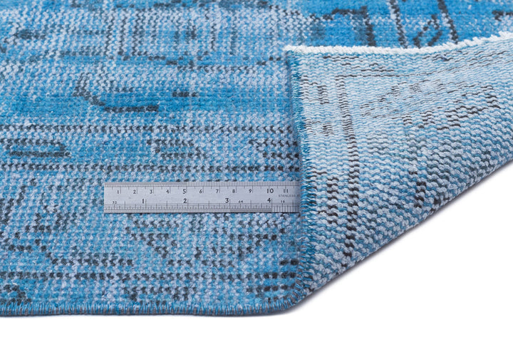 Athens Turquoise Tumbled Wool Hand Woven Rug 147 x 247