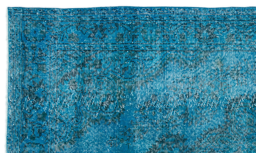 Athens Turquoise Tumbled Wool Hand Woven Rug 181 x 306